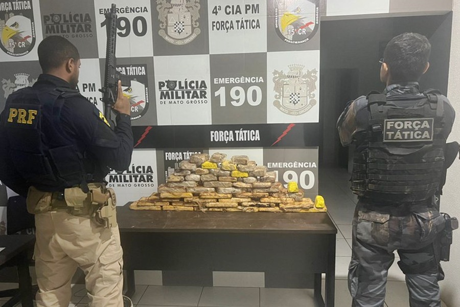 Imagem: cats 18 Ação conjunta da PRF com a Força Tática apreende mais de 29 kg de cocaína