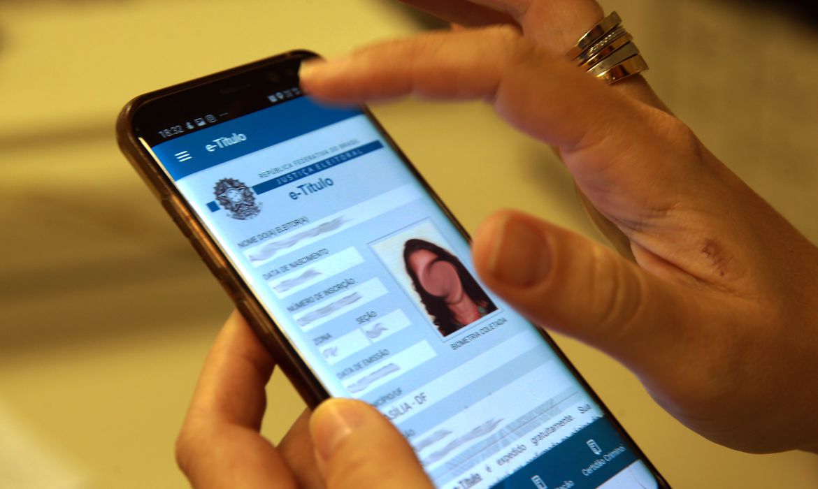 Imagem: etitulo Eleitores têm até sábado para baixar ou atualizar o e-Título