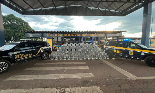 Polícia apreende 685 kg de cocaína em carreta carregada com caroço de algodão em MT