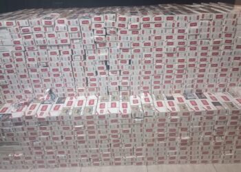 Polícia Militar e PRF apreendem 2.148 pacotes de cigarro contrabandeados em Alto Araguaia