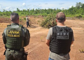 Motorista e dono de propriedade são presos por descarte irregular de lixo em propriedade na MT-251