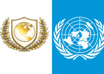 Logo do 'Conselho da Paz' de Trump é quase o mesmo da ONU, mas dourado e com EUA no centro; compare
