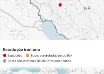 MAPA mostra cidades iranianas atacadas e locais alvos da retaliação do Irã