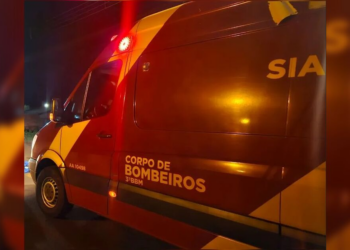 Bombeiros atendem sequência de acidentes na BR-376 em Mauá da Serra