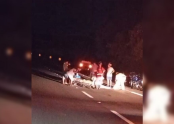 Motorista se envolve em acidente na BR-376, pega "rabeira" em caminhão e é atropelado