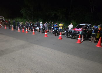 Operação contra poluição sonora retira 17 motos de circulação em Várzea Grande; vídeo