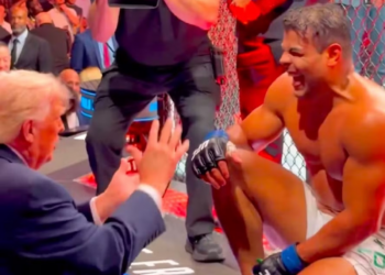 Trump elogia beleza de lutador brasileiro e vídeo viraliza: 'Você poderia ser modelo'