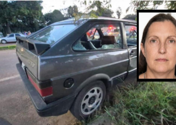 Bêbado, motorista de Gol atropela e mata mulher que fazia caminhada