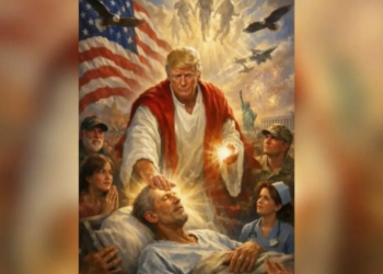 Trump como Cristo: a imagem de IA que irritou a direita