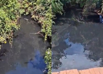 Prefeitura decreta situação de emergência e calamidade pública após vazamento de esgoto em córrego
