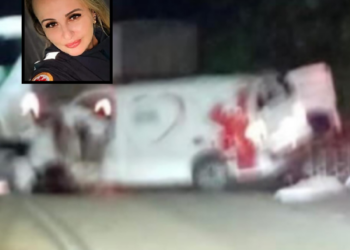 Carreta bate em ambulância e mata motorista e técnica de enfermagem na&nbsp; BR-364