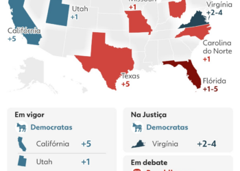 Guerra dos mapas: a batalha política nos EUA que pode fortalecer ou enfraquecer Trump