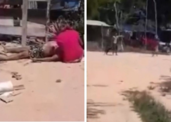 VÍDEO: homem é morto a facadas em Cuiabá após briga generalizada entre vizinhos