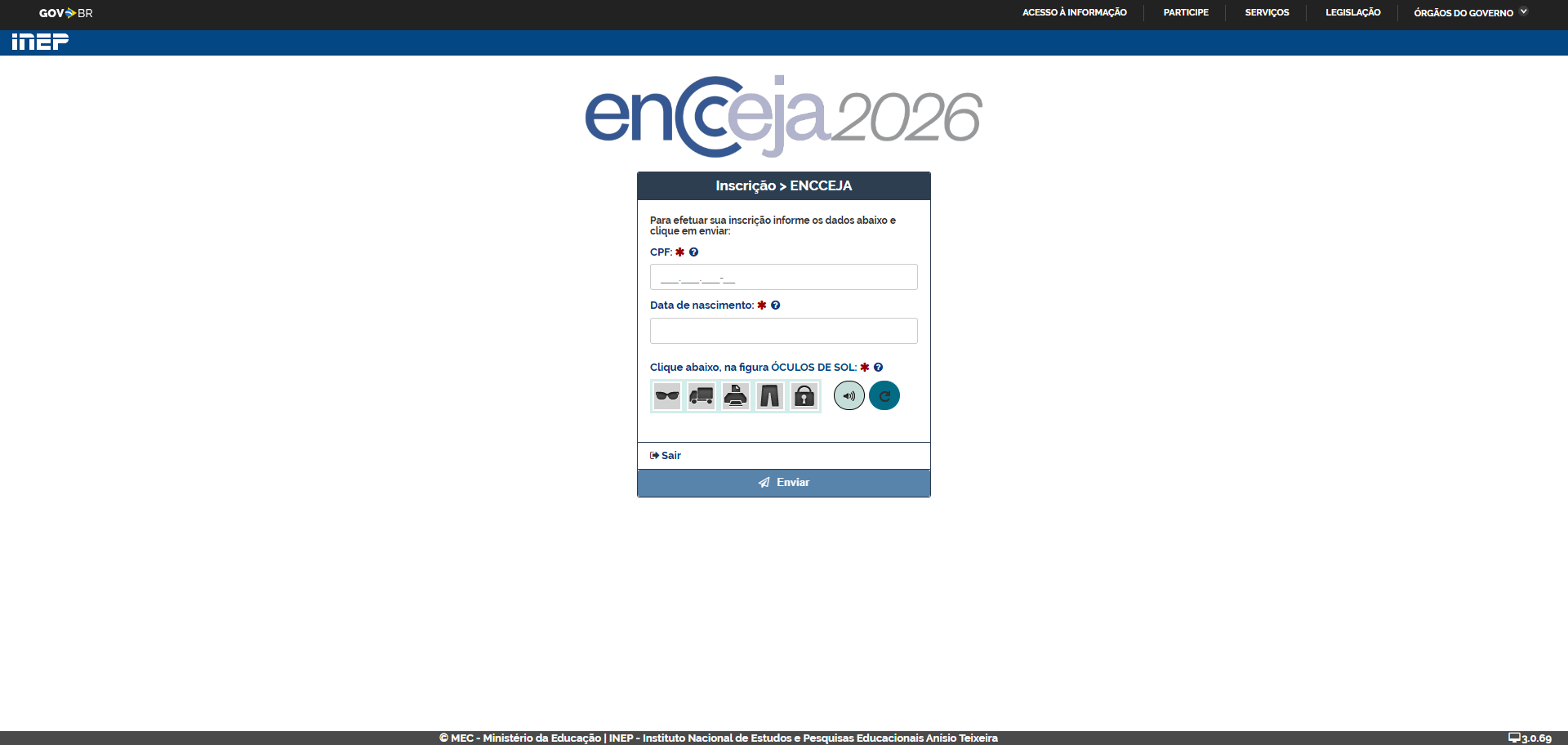 Encceja 2026: saiba como fazer a inscrição do exame