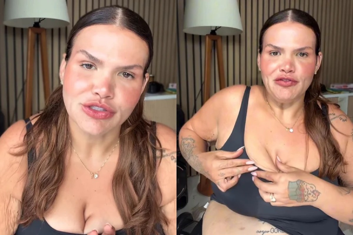 Thais Carla faz desasbafo e mostra flacidez após perder 100 kg