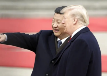 A cidade futurista em '8D' que mostra como a China se transformou desde a última visita de Trump