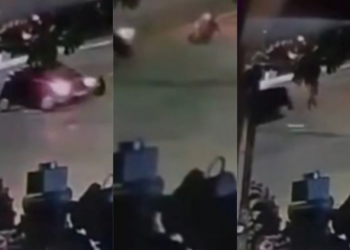 Câmera mostra carro atropelando homem em Querência e polícia suspeita de crime intencional
