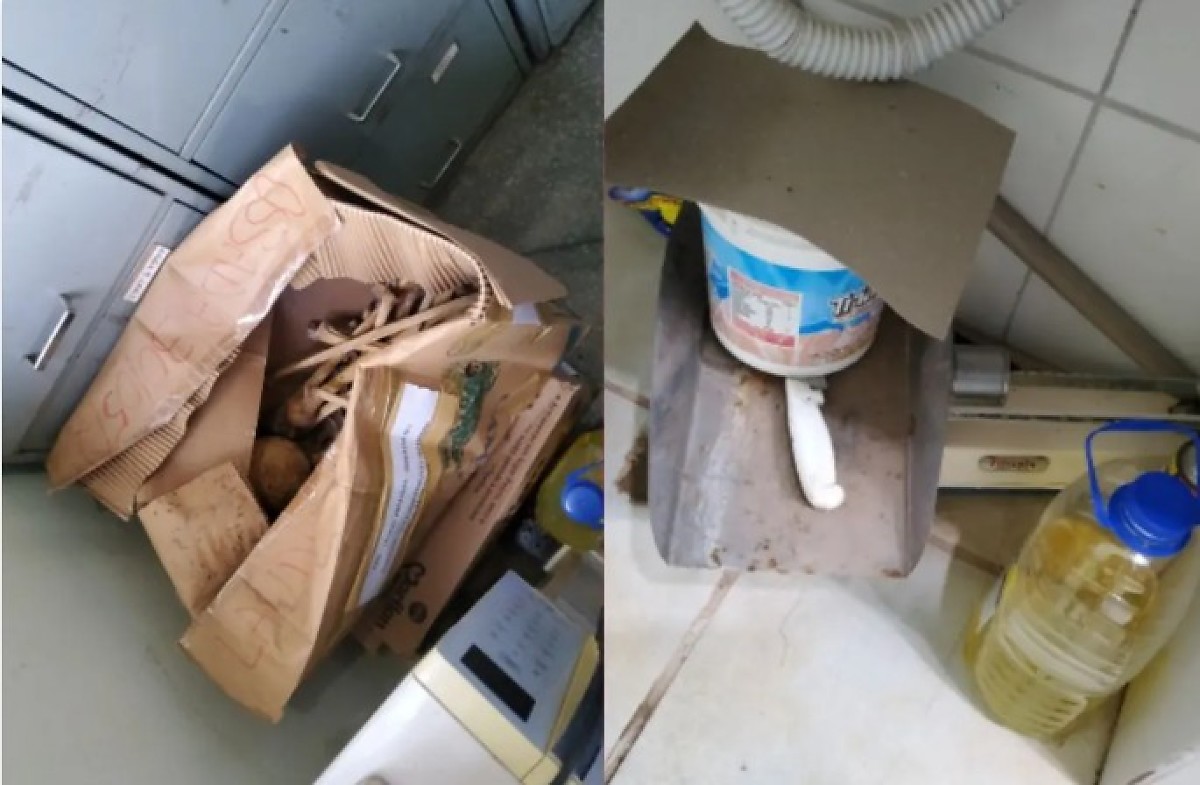 CRM interdita IML de Barra do Garças após flagrar ossos humanos e balança de pesar fetos no chão