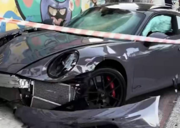 Influenciador Fábio Giga bate Porsche em motos e carros em SP