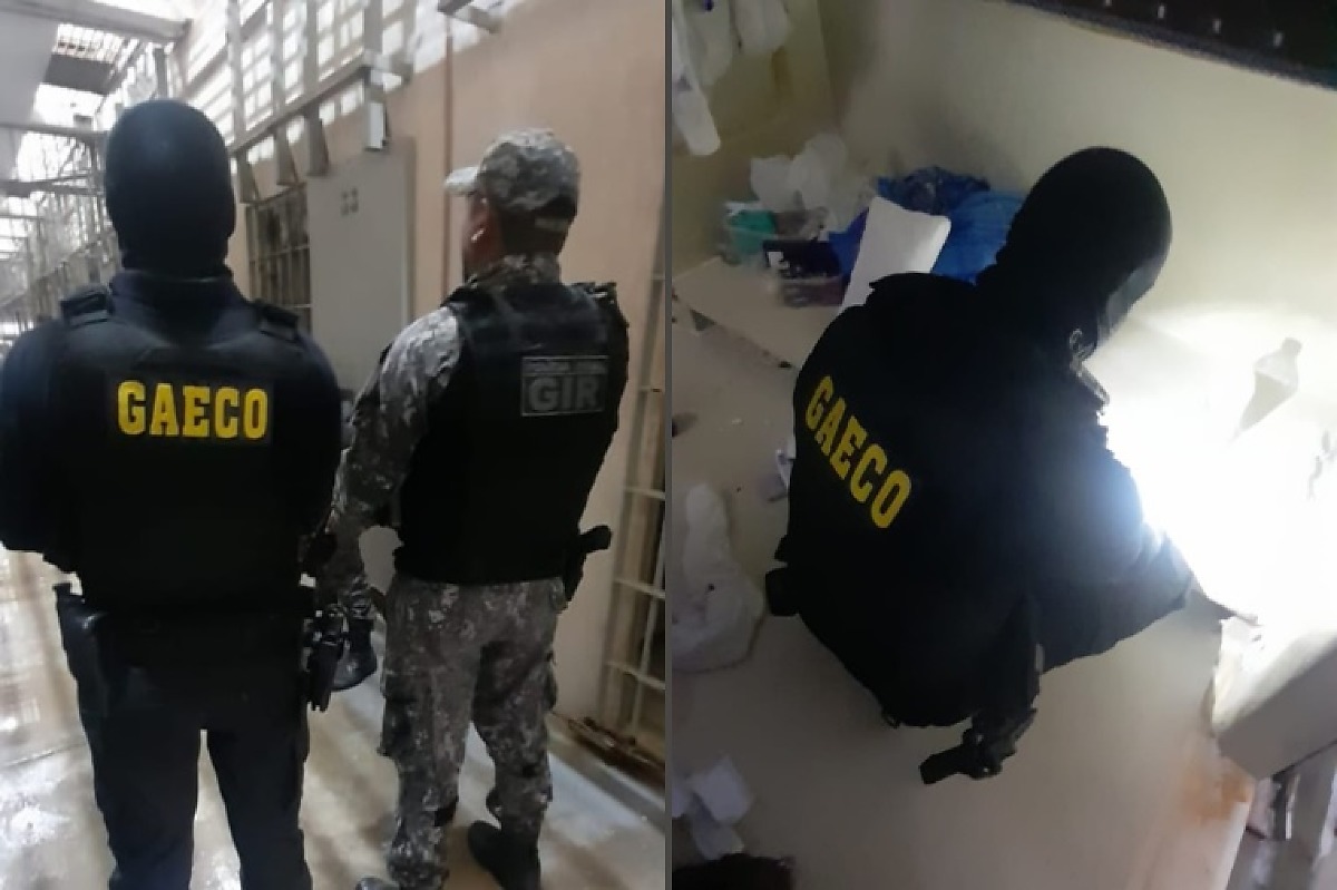 Gaeco deflagra operação contra facção na PCE após gesto feito por réu em audiência