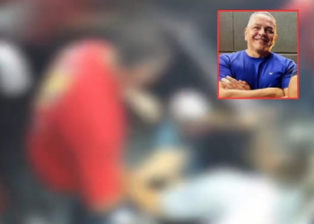 Ex-policial que agrediu idoso em elevador apresenta podcast sobre segurança pública