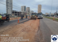 Obras do BRT e novo viaduto provocam bloqueio total da Miguel Sutil e interdições na Avenida do CPA
