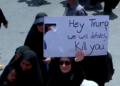 Iranianos pedem morte de Trump em funeral e chanceler condena novas ameaças do presidente dos EUA