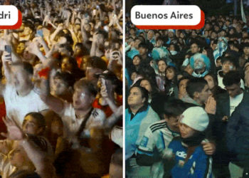 VÍDEOS mostram euforia na Espanha e choro na Argentina por final da Copa do Mundo