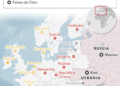 Europa sob pressão: 'guerra de drones' entre Rússia e Ucrânia já afetou mais de 20 países; MAPA