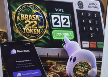 Site distribui criptomoedas em troca de divulgação de conteúdo que incentiva voto em Flávio Bolsonaro